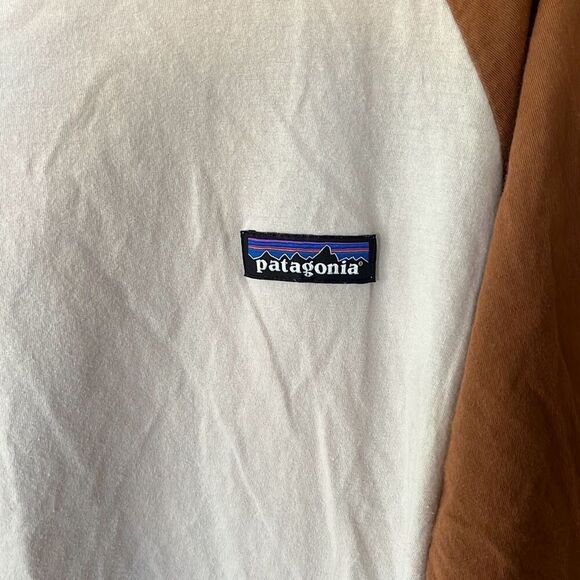 Patagonia Cotton in Conversation Baseball Reglan Top Large - Picture 4 of 6